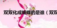 雙雙化成蝴蝶的是誰(雙雙化成彩蝶的是)