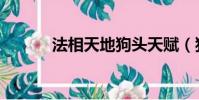 法相天地狗頭天賦(狗頭天賦)