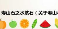 壽山石之水坑石(關于壽山石之水坑石簡介)