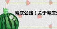 壽慶公路(關于壽慶公路簡介)