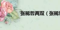 張稀哲兩雙(張稀哲女友)