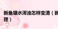 新魚塘水渾濁怎樣變清(新魚塘水渾濁怎么處理)