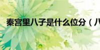 秦宮里八子是什么位分(八子是什么位分)