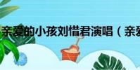 親愛的小孩劉惜君演唱(親愛的小孩 劉惜君)