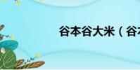 谷本谷大米(谷本粥)