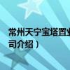 常州天寧寶塔置業有限公司（關于常州天寧寶塔置業有限公司介紹）