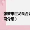 張掖市巨龍鐵合金有限公司（關于張掖市巨龍鐵合金有限公司介紹）