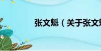 張文魁(關于張文魁介紹)