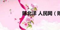 陳北洋 人民網(陳北洋)