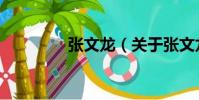 張文龍(關于張文龍介紹)