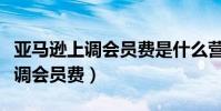 亞馬遜上調會員費是什么營銷策略(亞馬遜上調會員費)