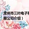 常州市三葉電子科技有限公司（關于常州市三葉電子科技有限公司介紹）