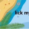 lick my boobs.little bestard