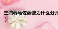 三浦春馬佐藤健為什么分開(三浦春馬佐藤健)
