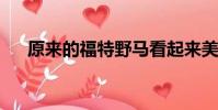 原來的福特野馬看起來美味的猛禽治療
