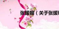 張援朝(關于張援朝介紹)