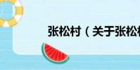 張松村(關于張松村介紹)