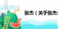 張杰(關于張杰介紹)