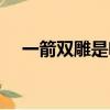 一箭雙雕是啥生肖（一箭雙雕打一生肖）