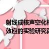 射線成核聲空化核效應的實驗研究（關于射線成核聲空化核效應的實驗研究簡介）