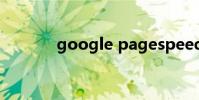 google pagespeed service