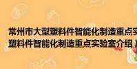 常州市大型塑料件智能化制造重點實驗室(關于常州市大型塑料件智能化制造重點實驗室介紹)