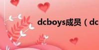 dcboys成員(dcboys)