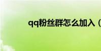 qq粉絲群怎么加入(qq粉絲)