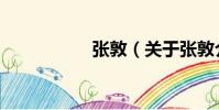 張敦(關于張敦介紹)