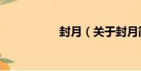 封月(關于封月簡介)
