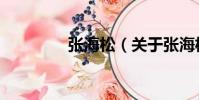 張海松(關于張海松介紹)