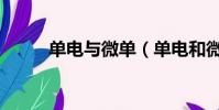 單電與微單(單電和微單的區別)