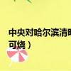 中央對哈爾濱清明燒紙的評論（央媒評哈爾濱讓清明節無紙可燒）