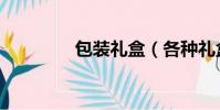 包裝禮盒(各種禮盒包裝)