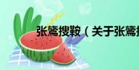 張鷟搜鞍(關于張鷟搜鞍介紹)