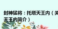 封神猛將:托塔天王內(關于封神猛將:托塔天王內簡介)