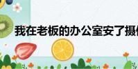 我在老板的辦公室安了攝像頭txt百度云