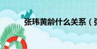 張瑋黃齡什么關系(張瑋 黃齡)