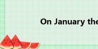 On January the first