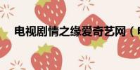 電視劇情之緣愛奇藝網(電視劇情之緣)