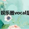 娛樂圈vocal是什么意思（vocal是什么意思）