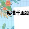 縱橫千里獨行客,何懼前路雨瀟瀟的意思