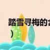 踏雪尋梅的含義是什么?（踏雪尋梅的意思是）