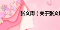 張文周(關于張文周介紹)