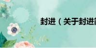 封進(關于封進簡介)