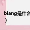 biang是什么意思啊 網絡（biang是什么意思）