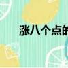 漲八個點的股票第二天會跌嗎（漲八）