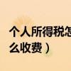 個人所得稅怎么收費大兩分工（個人所得稅怎么收費）