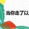 當你走了以后（關于當你走了以后介紹）