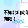 不知北山向陽小說免費閱讀無彈窗（不知北山向陽）